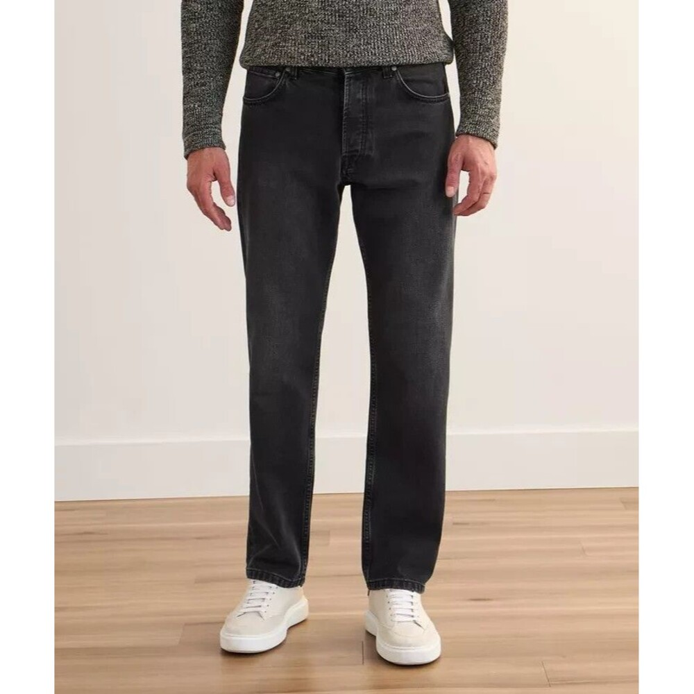 NN07 Jeans Mens Size 31x32 Charcoal Black Wash Straight Fit SONNY $255